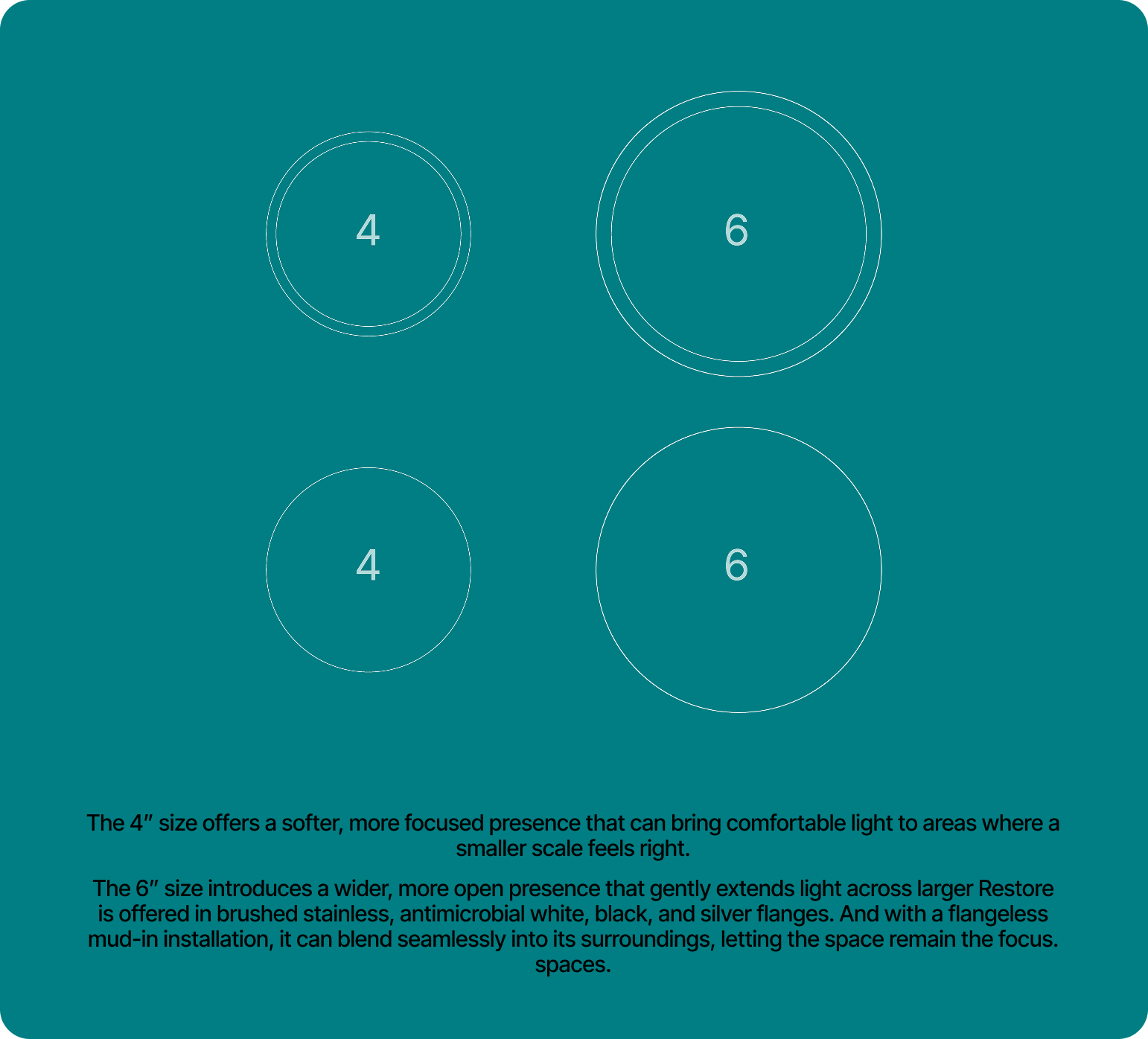 <span class="font-inter font-[400]">Restore™</span> <span class="font-besley font-[400]">downlight</span> - frame 3